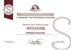 Attestato 32 - Dott. Raffaele Cicorella - Biologo Nutrizionista